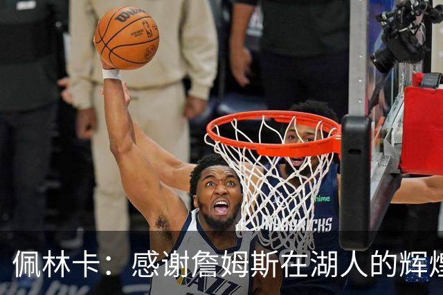 佩林卡：感谢詹姆斯在湖人的辉煌历程